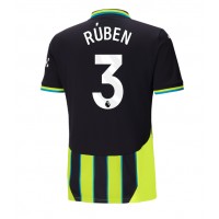 Manchester City Ruben Dias #3 Replica Away Shirt 2024-25 Short Sleeve